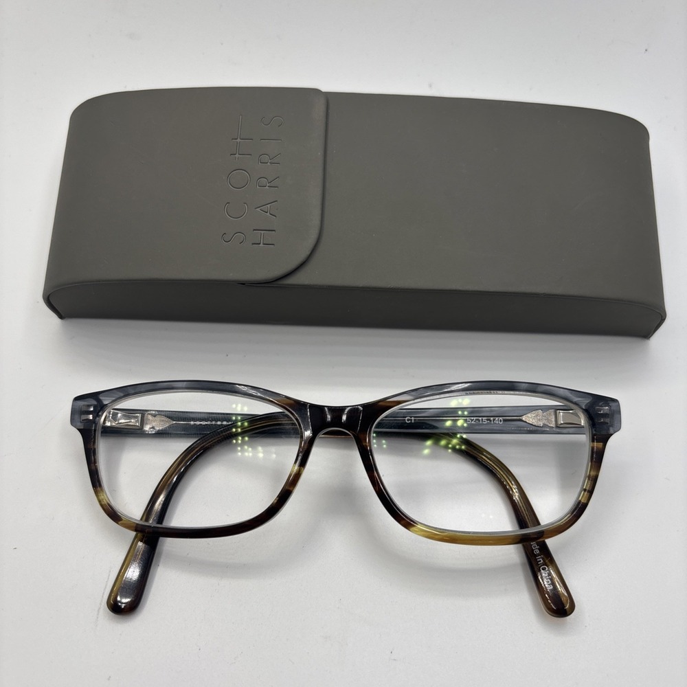 Scott Harris SH-434 C1 Grey Marble Honey Rectangular Frame 52-15-140 w/case